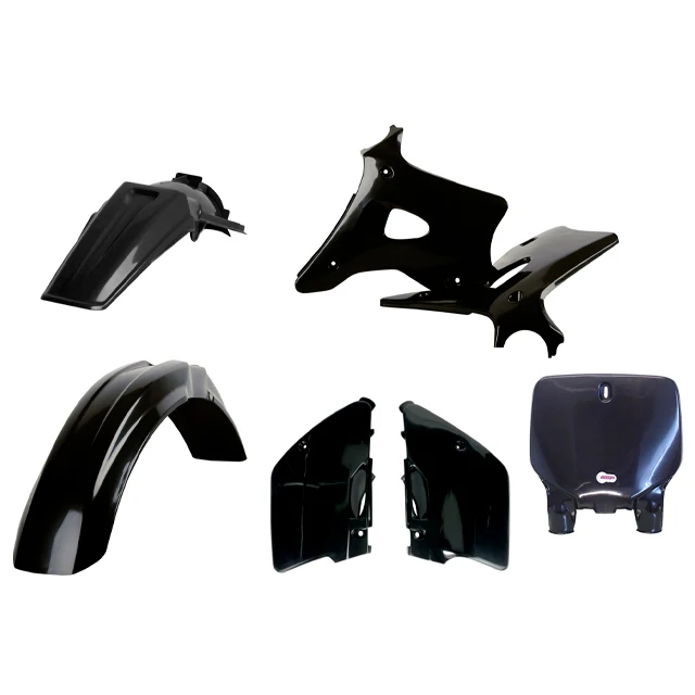 Kit de plásticos KX125 / 250 96-98 Polisport - preto
