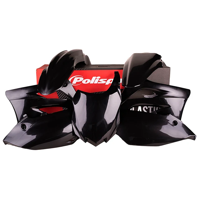 Kit de plásticos KX450F 13-15 Polisport - preto