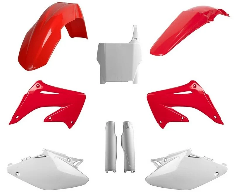 Kit de Plásticos POLISPORT FULL KIT HONDA CR 125R/250R 04-07 Cor Original
