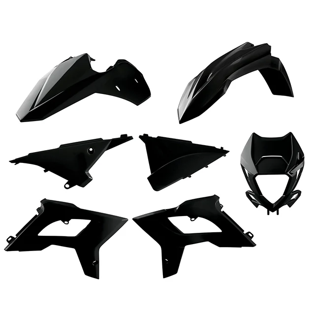 Kit de plásticos Restyling BETA RR 2T/4T com máscara 13-17 Polisport - preto