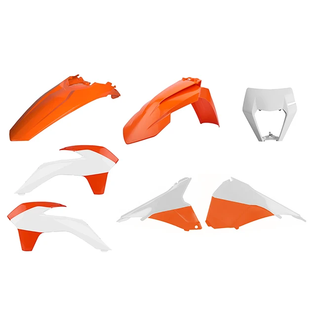 Kit de plásticos Restyling frontais com máscara KTM EXC/EXC-F 14-16 Polisport - OEM