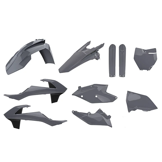 Kit de plásticos SX125/150 SX-F250/450 XC-F250/350/450 16-18 Polisport - cinzento nardo