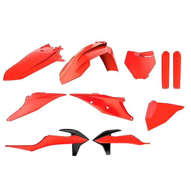 Kit de plásticos SX/SX-F 19-22 Polisport - laranja flúor