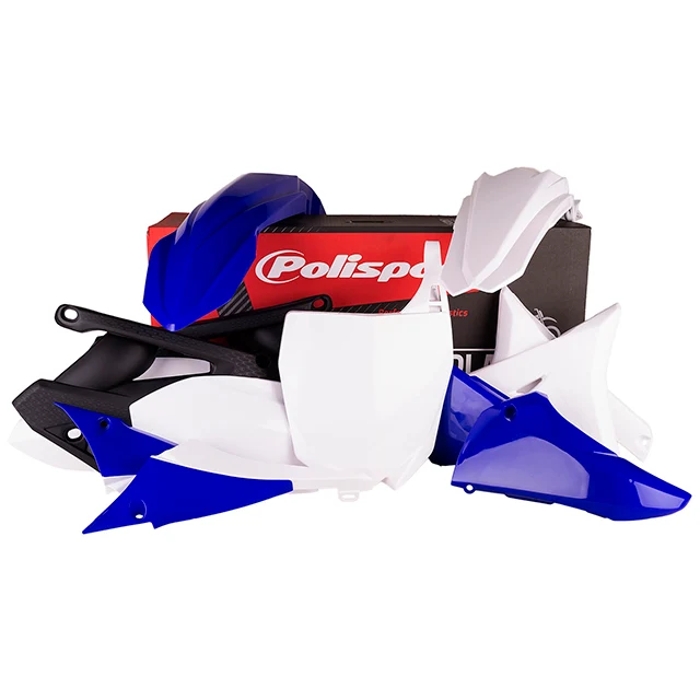 Kit de plásticos YZ450F 10-13 Polisport - guarda-lamas OEM branco