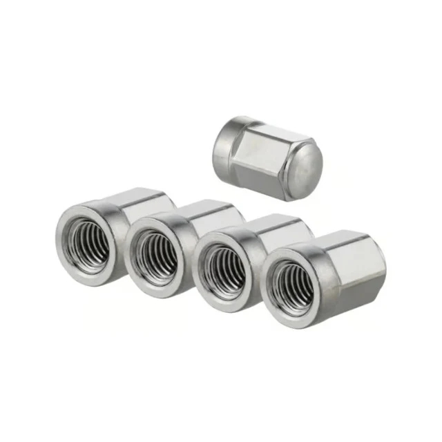 Kit de 5 porcas de jante tubeless Vespa Ø8 cromada SIP