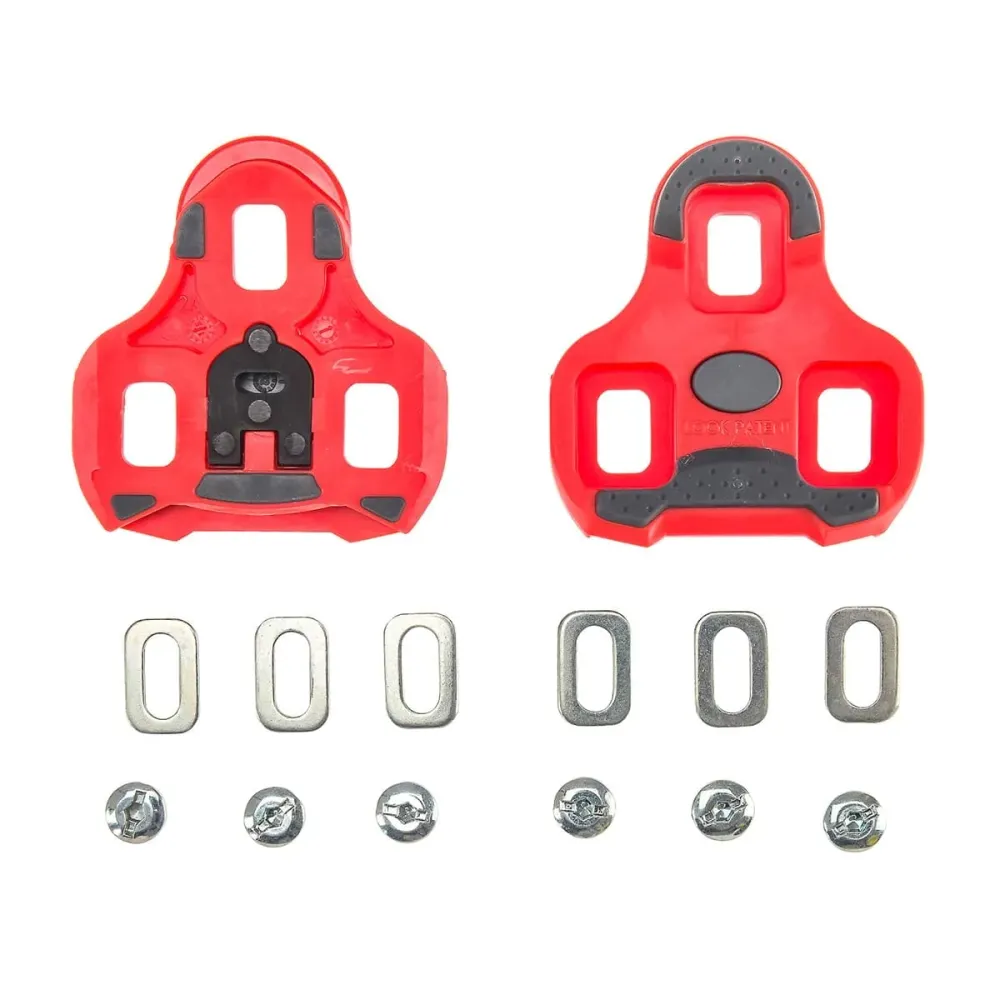 Kit de presilhas para pedais LOOK KEO GRIP Vermelho