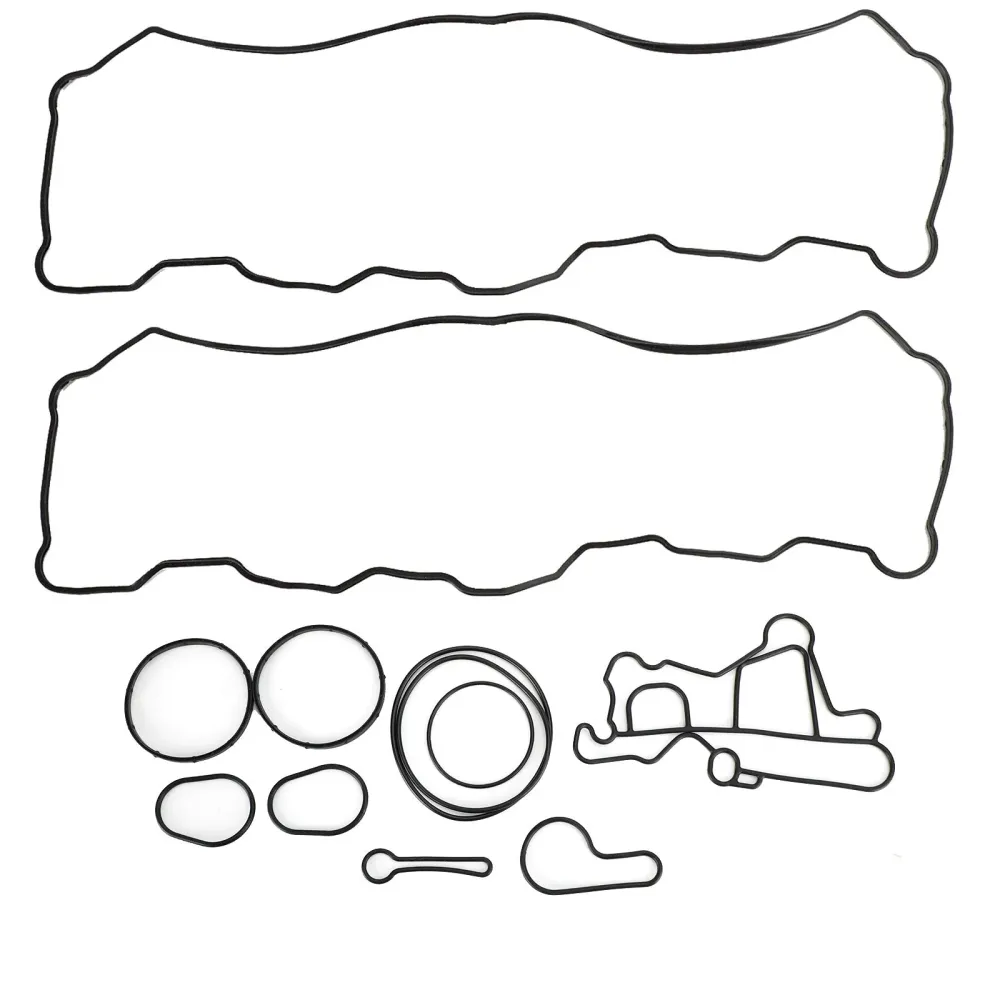 Kit de prisioneiros de cabeçote de cilindro Ford E-350 Club Wagon 6.0L V8 Diesel 2004-2005 de 18 mm&Junta de cabeçote 2504202