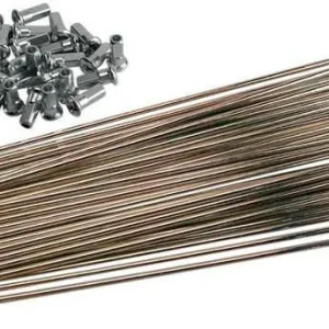 Kit de Raios e Cabeças ço Inoxidável RACEPRO Roda 19`` para KTM SX 98-21, HUSQVARNA FC 14-21 Roda Traseira 19``
