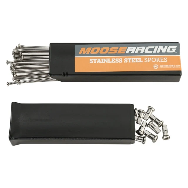Kit de raios roda traseira 18" Honda CR 125-250 / CRF 250-450 Moose Racing ço Inoxidável