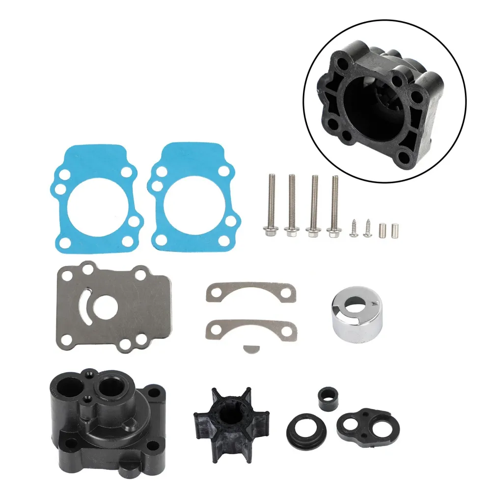 Kit de reconstrução de bomba d'água compatível com motores Yamaha F9.9 T9.9 1996 682-W0078-A1-00