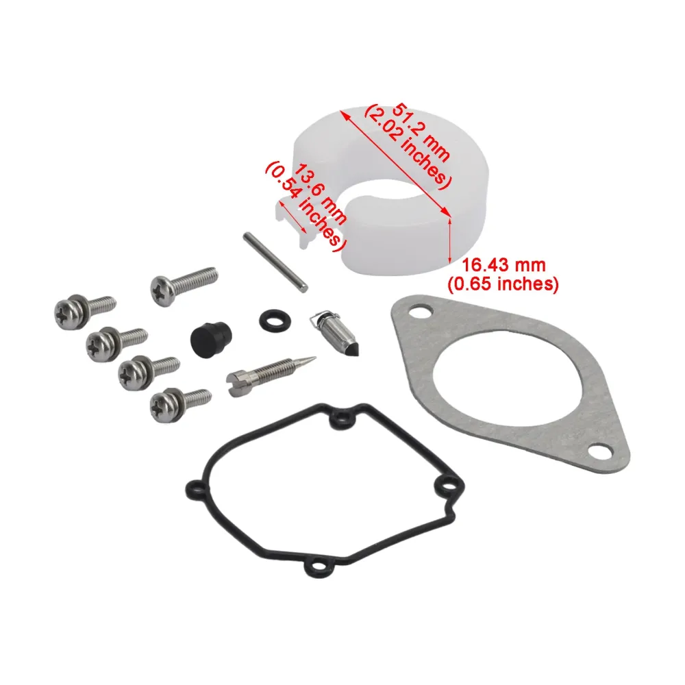 Kit de reconstrução de carboidratos do carburador para Tohatsu Mercury-mercruiser 25hp 30hp 2 tempos