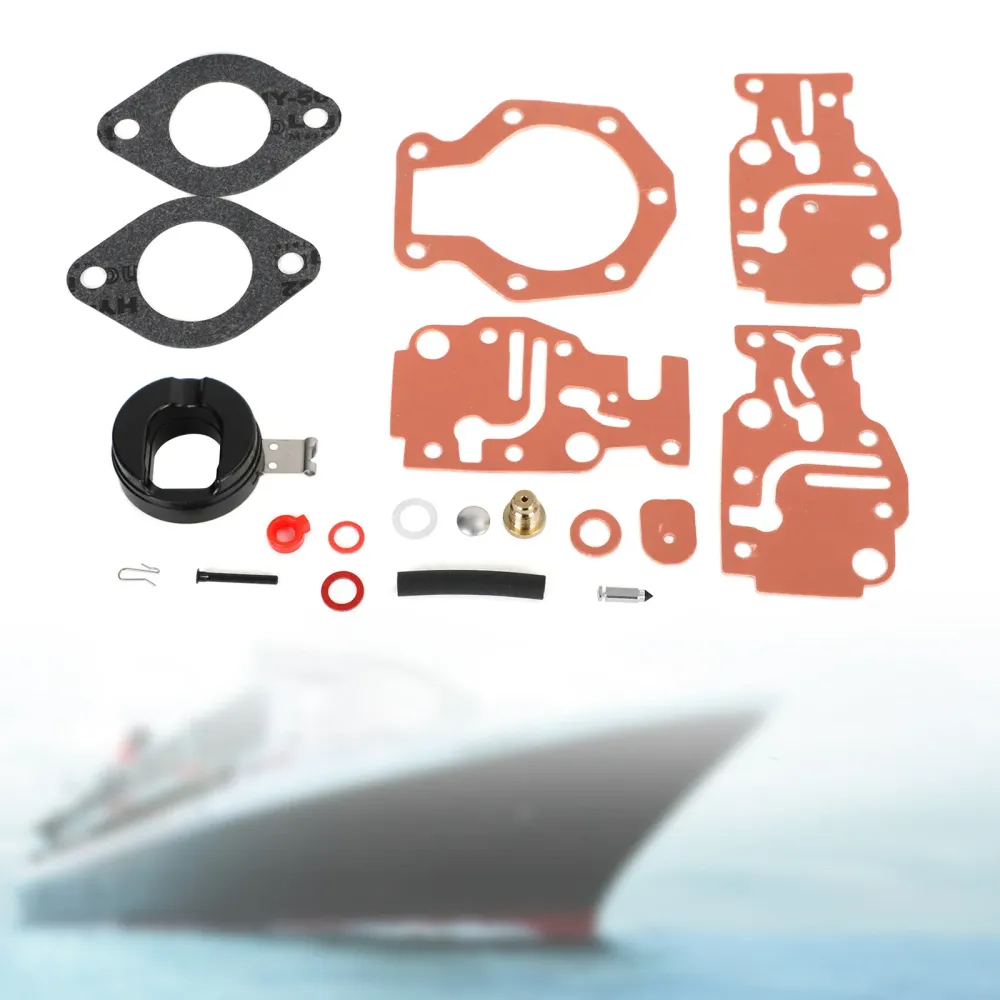 Kit de reconstrução de carbos do carburador FIL para Johnson/Evinrude 6 8 9.9 15 20 HP 0439073