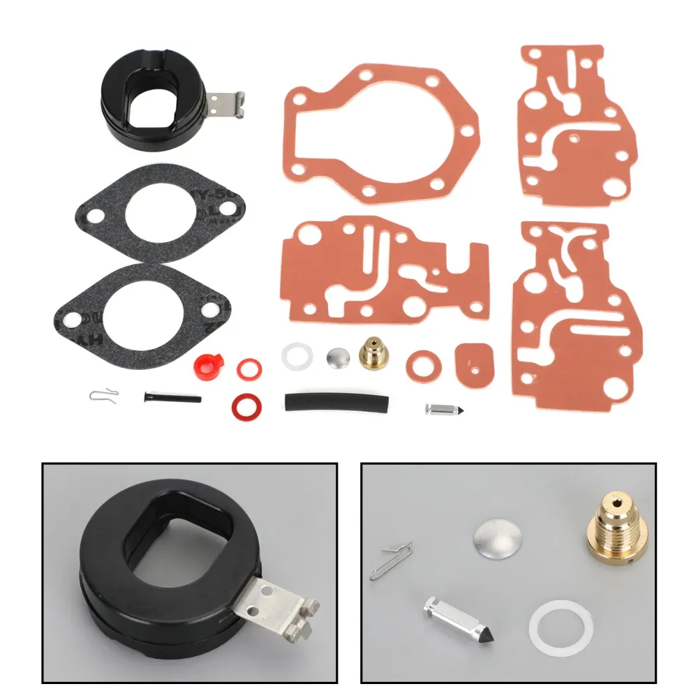 Kit de reconstrução de carbos do carburador FIL para Johnson/Evinrude 6 8 9.9 15 20 HP 0439073