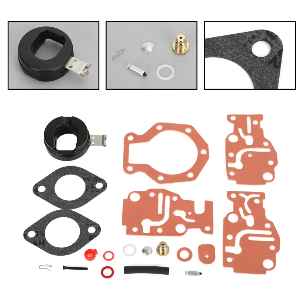 Kit de reconstrução de carbos do carburador FIL para Johnson/Evinrude 6 8 9.9 15 20 HP 0439073