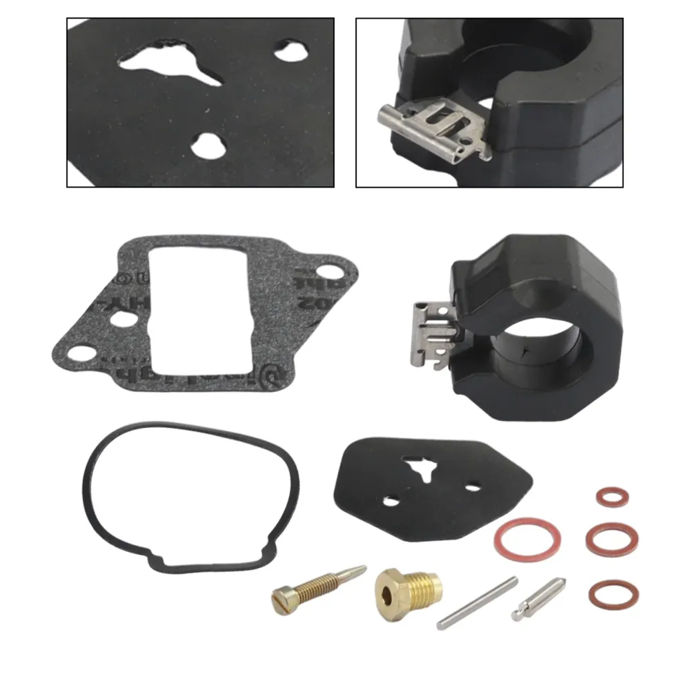 Kit de reconstrução de carburador para Yamaha 9.9HP 1986-1995 15HP 1984-1992 6E7-W0093