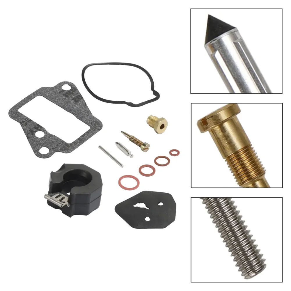 Kit de reconstrução de carburador para Yamaha 9.9HP 1986-1995 15HP 1984-1992 6E7-W0093