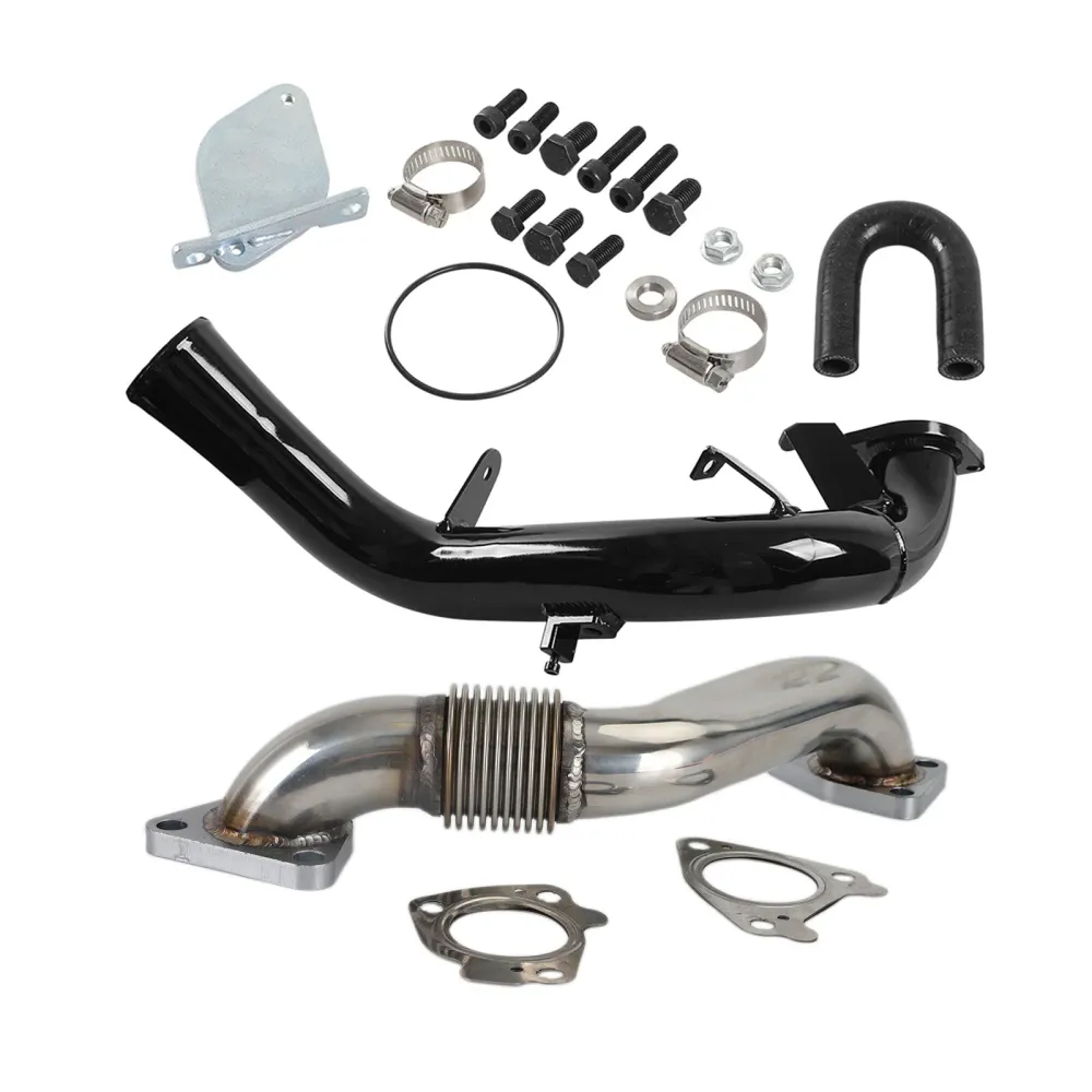Kit de remoção de EGR para Chevrolet Silverado 2500 HD Classic 6.6L V8 DIESEL turboalimentado 2007.5 & Tubo ascendente de...