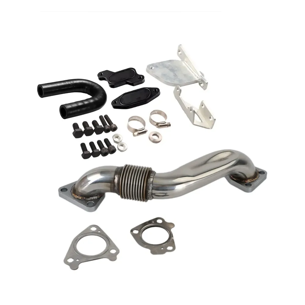 Kit de remoção de EGR & Tubo de subida para passageiro para Chevy Chevrolet Silverado GMC 2500 3500 LMM 6.6L Duramax 2007....