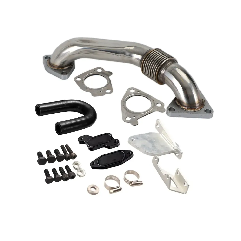 Kit de remoção de EGR & Tubo de subida para passageiro para Chevy Chevrolet Silverado GMC 2500 3500 LMM 6.6L Duramax 2007....