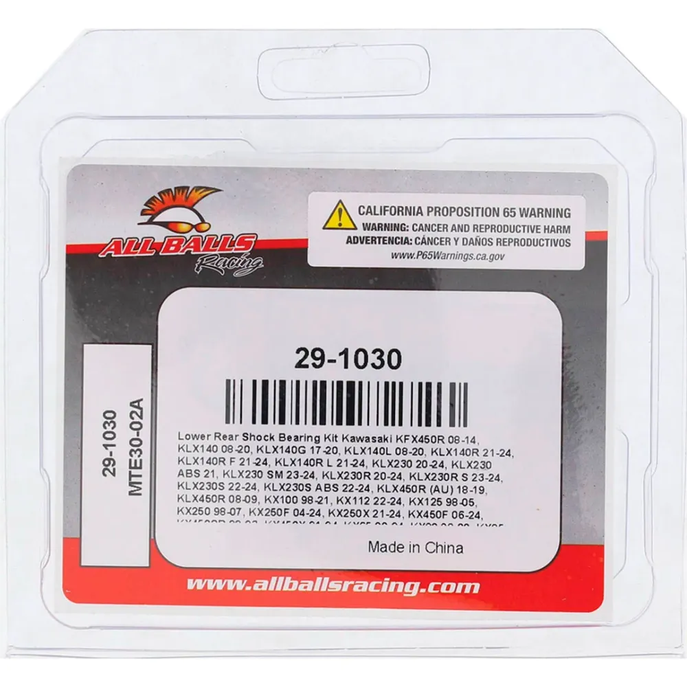 KIT REPARAÇÃO AMORTECEDOR INFERIOR ALL BALLS KAWASAKI KX/KX-F 2T/4T