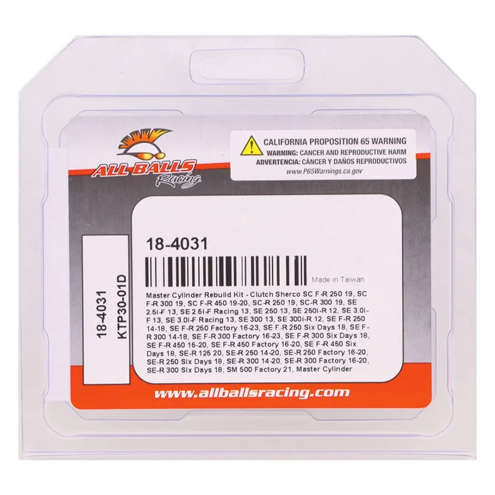 KIT DE REPARAÇÃO DE BOMBA DE EMBRAIAGEM ALL BALLS SHERCO SC/SC-F/SE/SE-F