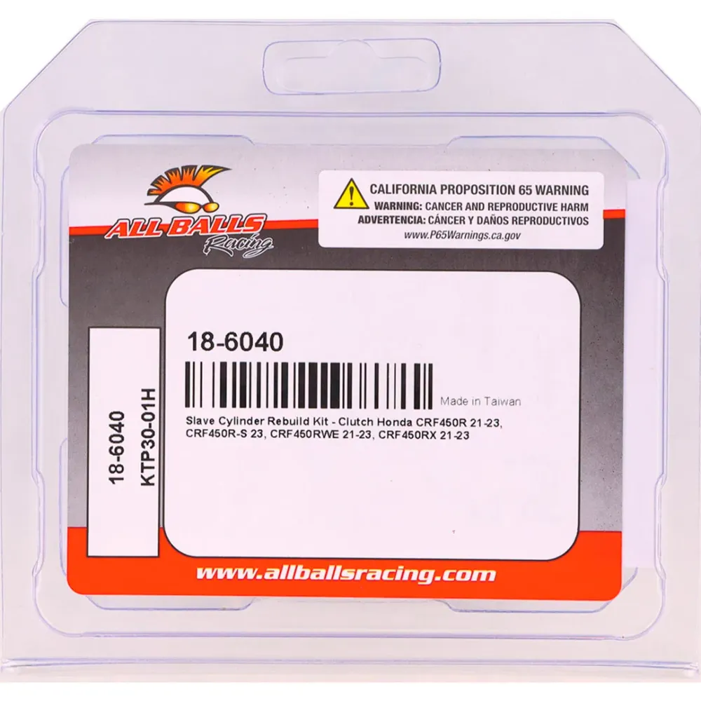 KIT REPARAÇÃO BOMBA DE EMBRAIAGEM SECUNDÁRIA ALL BALLS HONDA CRF 2021–2025