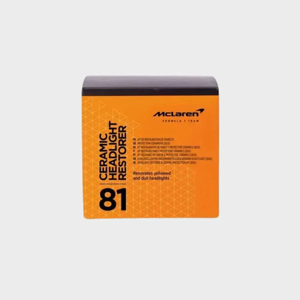 Kit Restaurador e Protetor Cerâmico de Faróis McLaren Ceramic Headlight Restorer