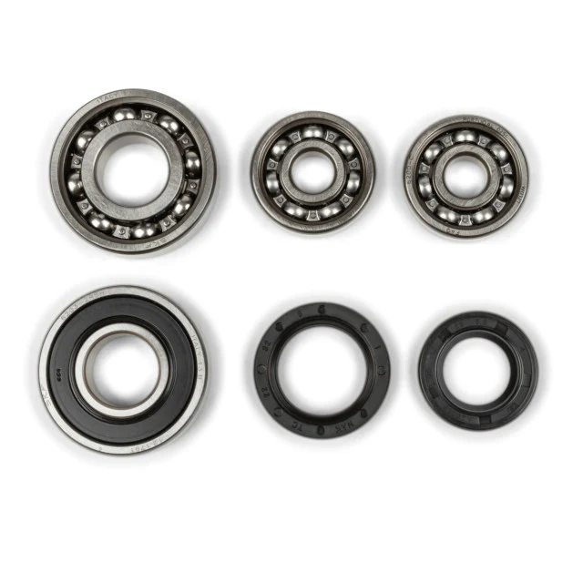 Kit de rolamentos e retentores de transmissão Minarelli horizontal longo/vertical Stage6