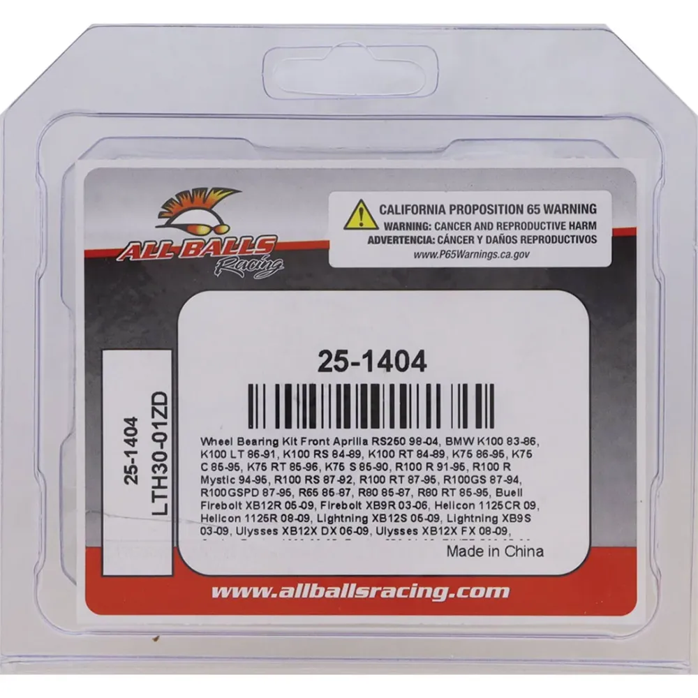 KIT ROLAMENTOS RODA TRÁS ALL BALLS BETA/GASGAS/HUSQVARNA/KTM