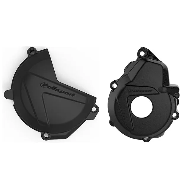 Kit Tampa de embraiagem e ignição FE 250/350 17-18 Polisport - preto