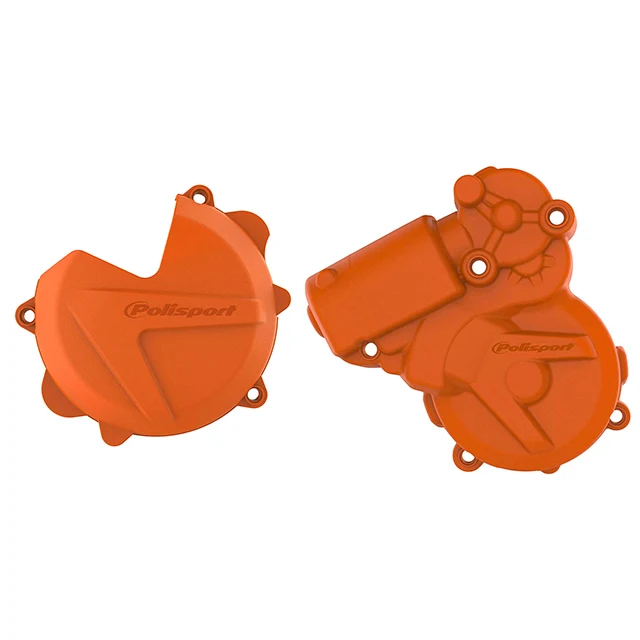Kit Tampa de embraiagem e ignição EXC/XCW 250/300 Husq TE250/300 13-16 Polisport - laranja