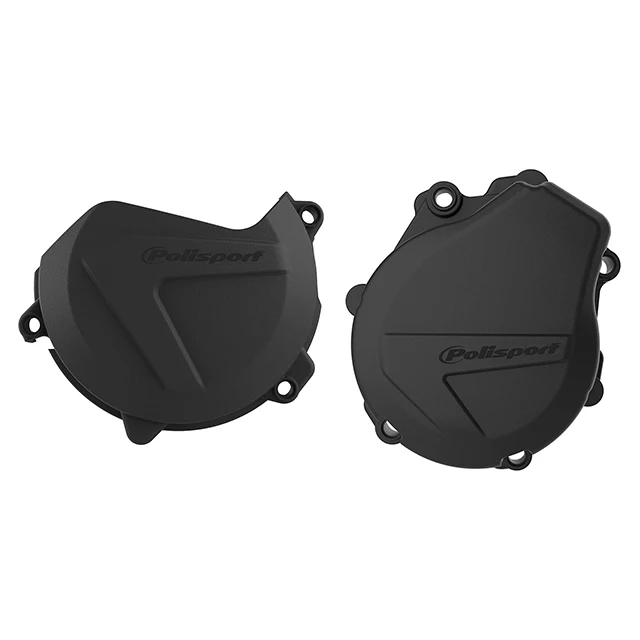 Kit Tampa de embraiagem e ignição KTM EXCF/XCFW450/500 HUSQ FE450/501 17-22 Polisport - preto