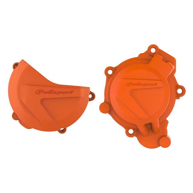 Kit Tampa de embraiagem e ignição KTM SX/XC125/150 HUSQ TC125 16-18 Polisport - laranja