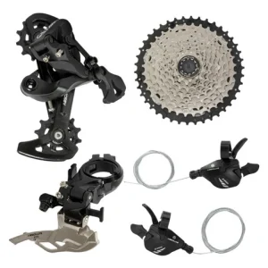 Kit Transmissão Bicicleta Absolute A7 20V Com Cassete
