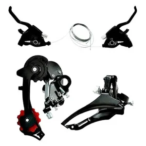 Kit De Transmissão Bike Cambio Marcha 21 Velocidades