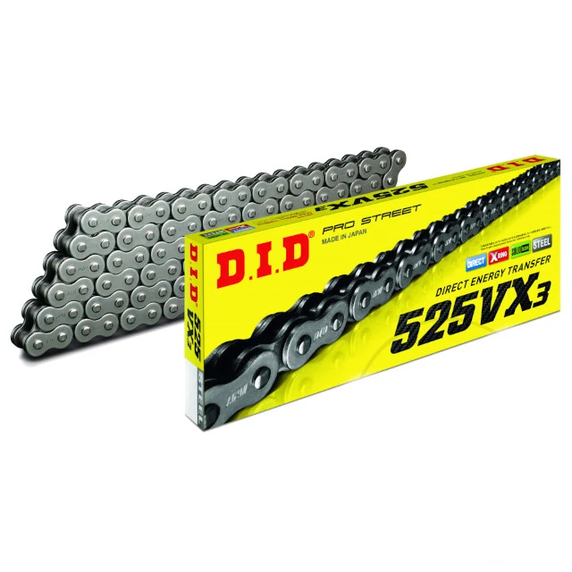 Kit de transmissão Honda CB 600 F/FA Hornet 16x43Z passo 525 VX3 114 elos D.I.D - ço
