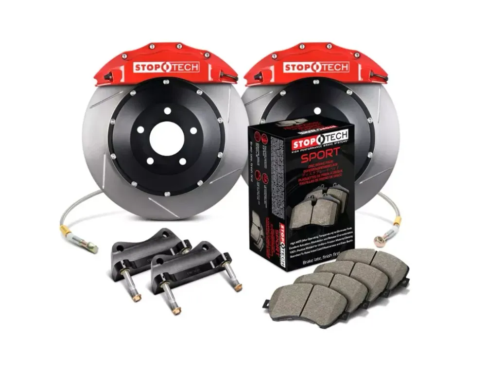 Kit de Travões Grandes StopTech Sport – Dianteiro – 355x32mm Ranhurado – ST-60 Rood