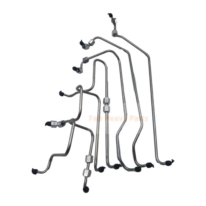 Kit de tubulação de injeção de combustível para motor Isuzu 6BG1T 6.5L Hitachi EX200-5 ZX200 ZX210 John Deere 225CL 225CLC...