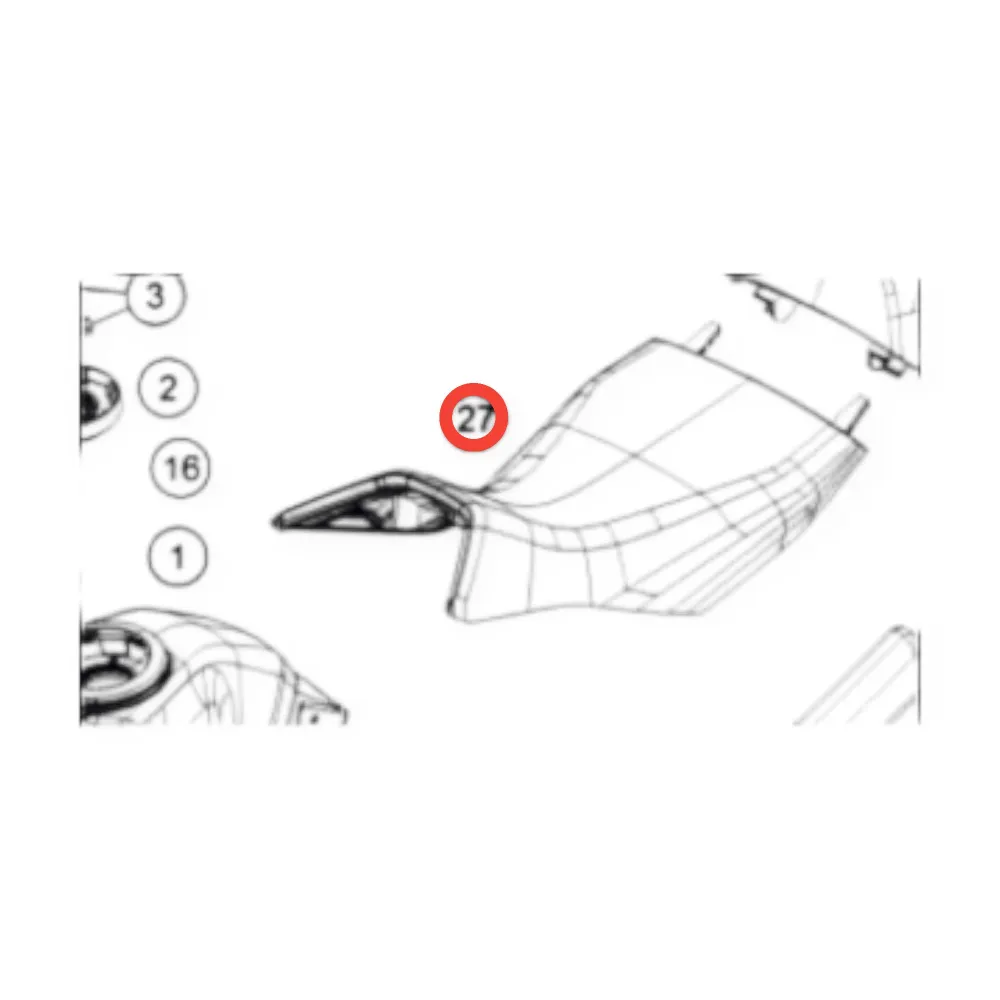 ASIENTO 390 ADVENTURE KTM