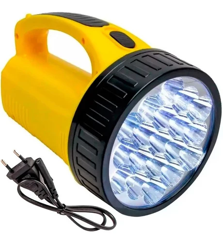 Led Holofote Recarregavel Lanterna Sítio Seguranç Dp-1706
