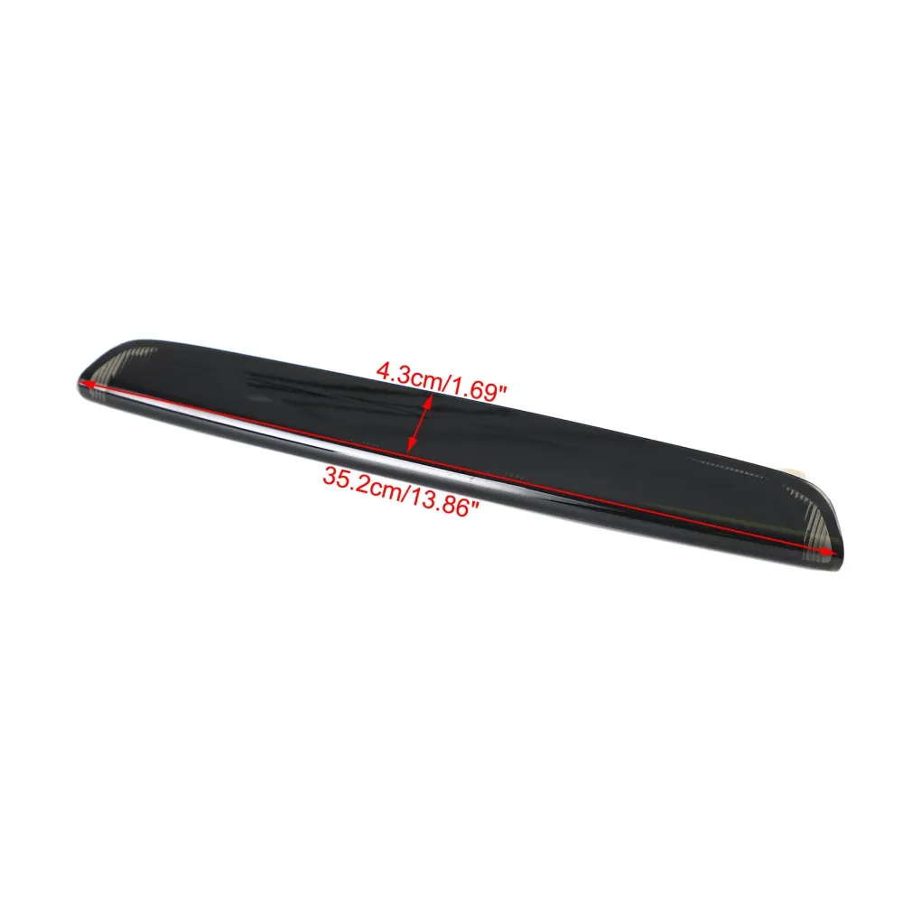 Lente de fumaç de LED 3º terceiro sem stop de freio para Audi A3 S3 RS3 Sportback 2004-2012 genérico
