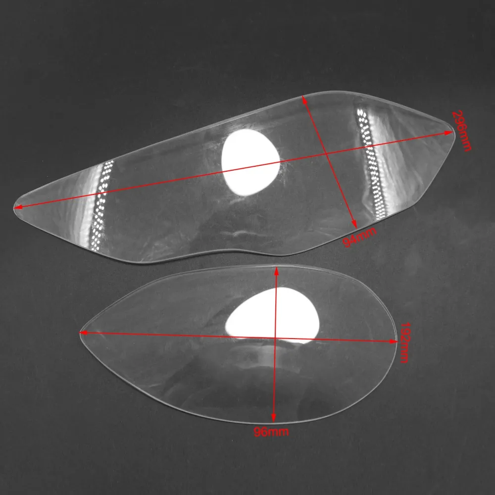 Lente da lente da lâmpada dianteira Proteção da lente do farol FIXO PARA BMW S1000RR 2015-2018 Fumaç genérica