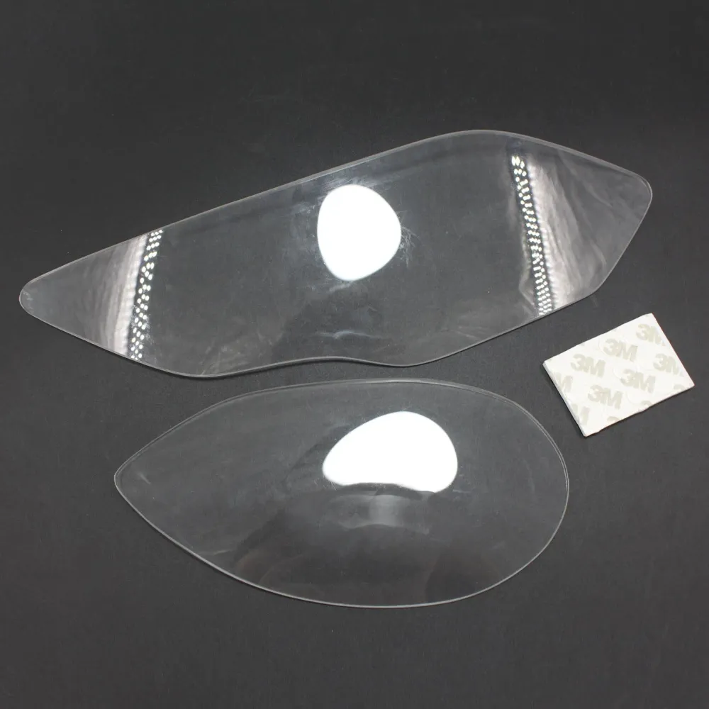 Lente da lente da lâmpada dianteira Proteção da lente do farol FIXO PARA BMW S1000RR 2015-2018 Fumaç genérica