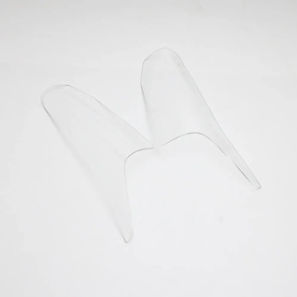 Lente da lente da lâmpada frontal Proteção da lente do farol ajuste para Honda CBR650R 2019-2021 Fumaç genérica