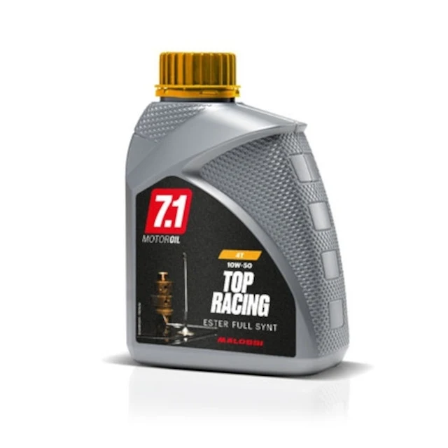 Óleo de motor 10W50 1L Malossi 7.1 Top Racing Ester Totalmente Sintético