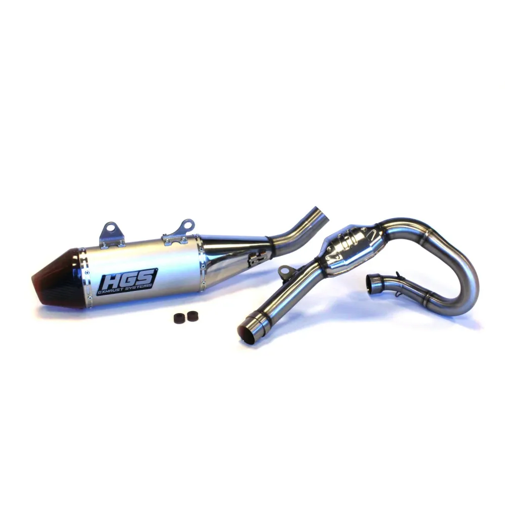 LINHA ESCAPE COMPLETA HGS T4 KTM SX-F 250 / HUSQVARNA FC 250 2023-2026