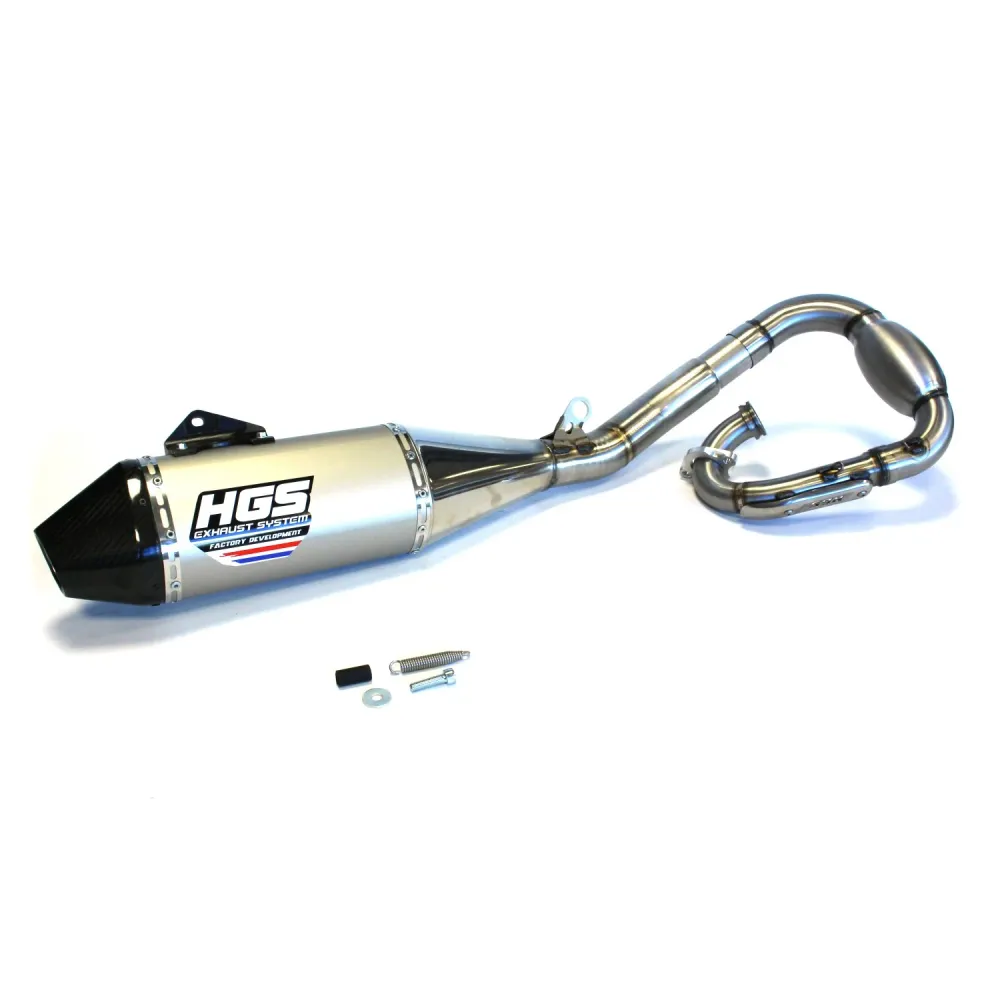 LINHA ESCAPE COMPLETA HGS TAMPA CARBONO YAMAHA YZ 250F 2019-2026