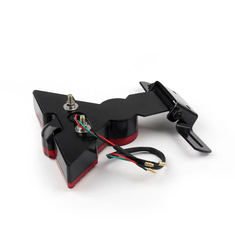 Lâmpada de luz traseira de águia da motocicleta LED com prato para harley hhopper bobbe, 2 cor genérico