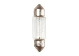 Lâmpadas (2) 12V 10W 11x44 mm Tubular