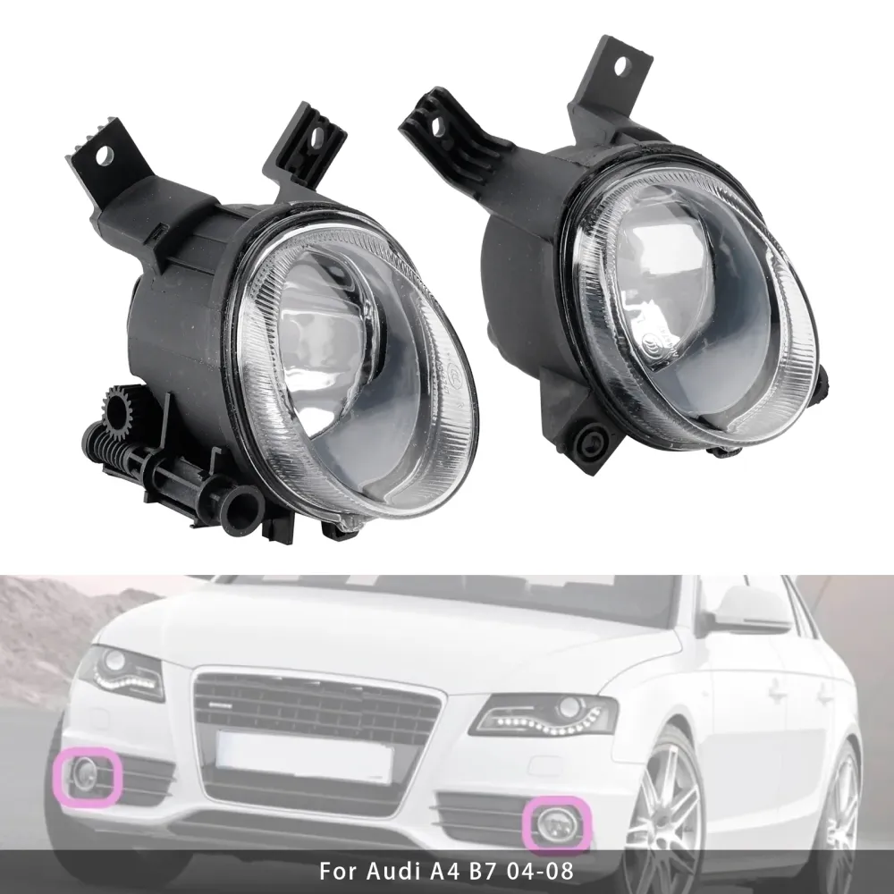 Lâmpadas de luz de nevoeiro do pára-choque dianteiro para Audi A3 2003-2013 A4 B7 2004-2008